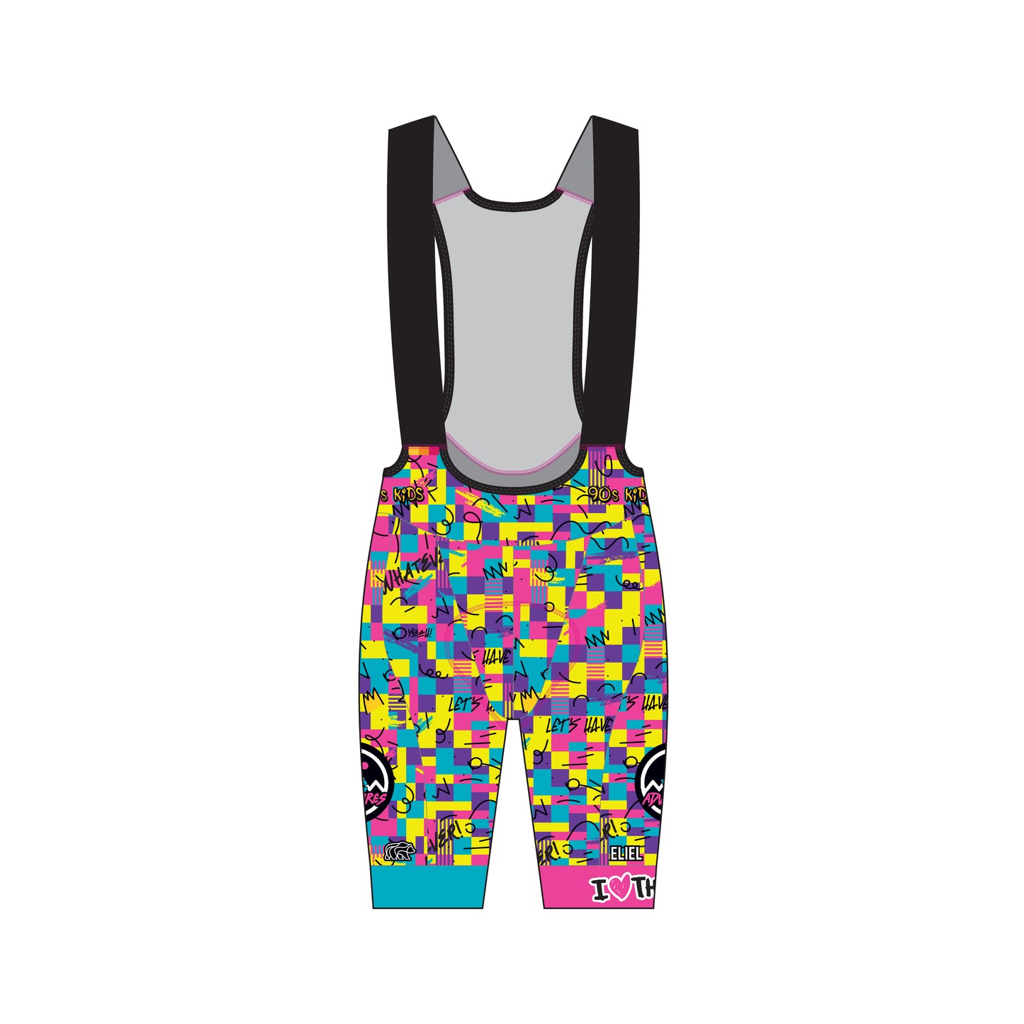 Women's Endurance Bib 8" : VC 90s Kid - Multi