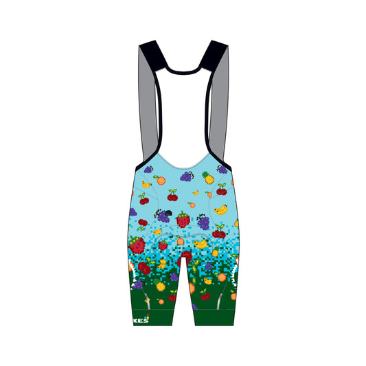 Men's Endurance Bib 9.5" : VC 8Bit Fruit Arcade - Tiffany