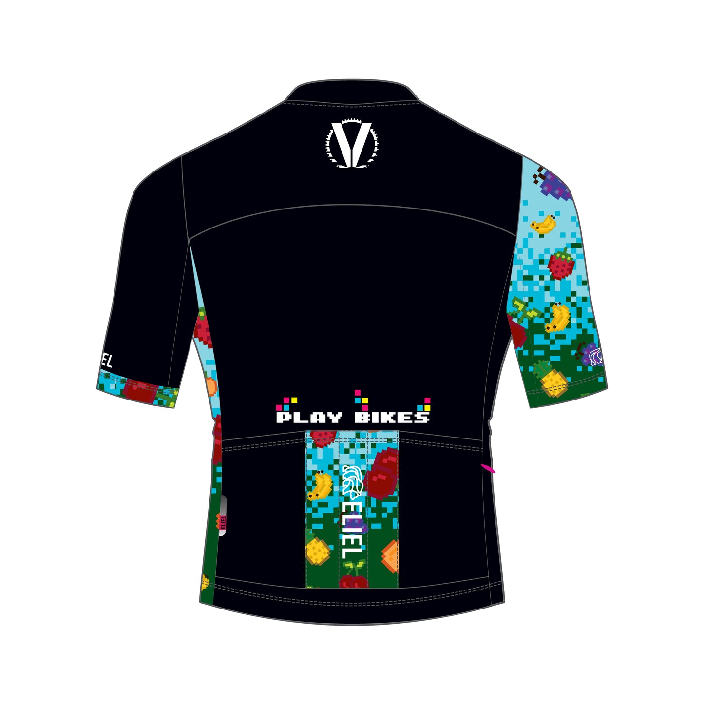 Women's Performance Jersey : VC 8Bit Fruit Arcade - Black