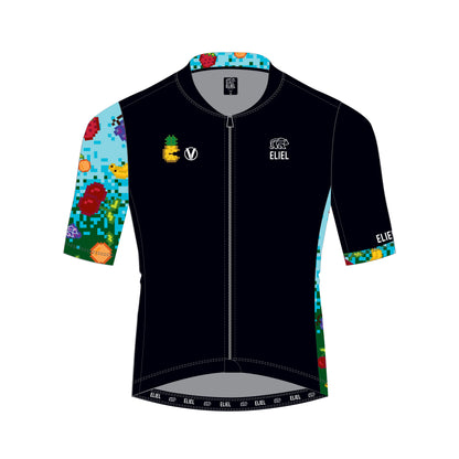 Women's Performance Jersey : VC 8Bit Fruit Arcade - Black