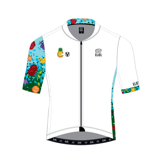 Women's Performance Jersey : VC 8Bit Fruit Arcade - White