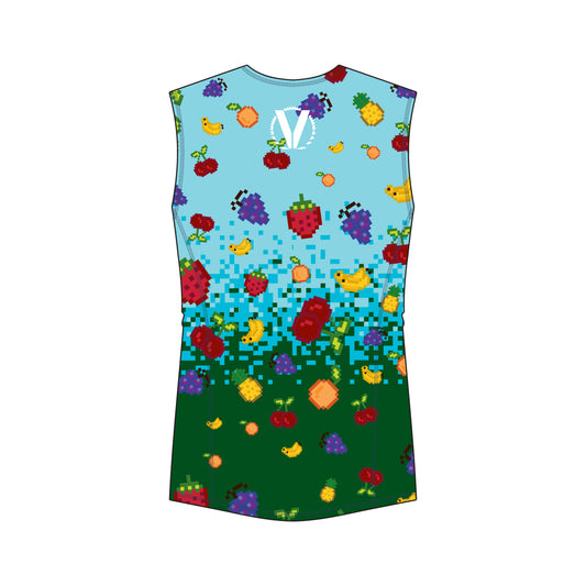 Women's Zuma Silver Base Layer : VC 8Bit Fruit Arcade - Tiffany