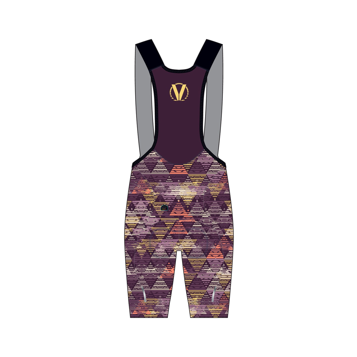 Men's Endurance Bib 11" : VC Campfire - Dark Purple