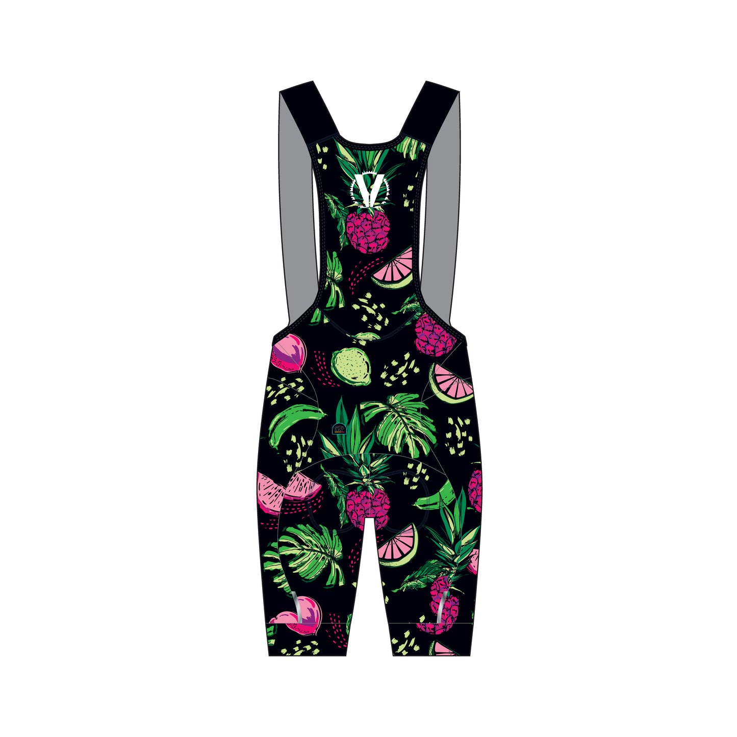 Women's Endurance Bib 8" : VC Fruitopia - Black