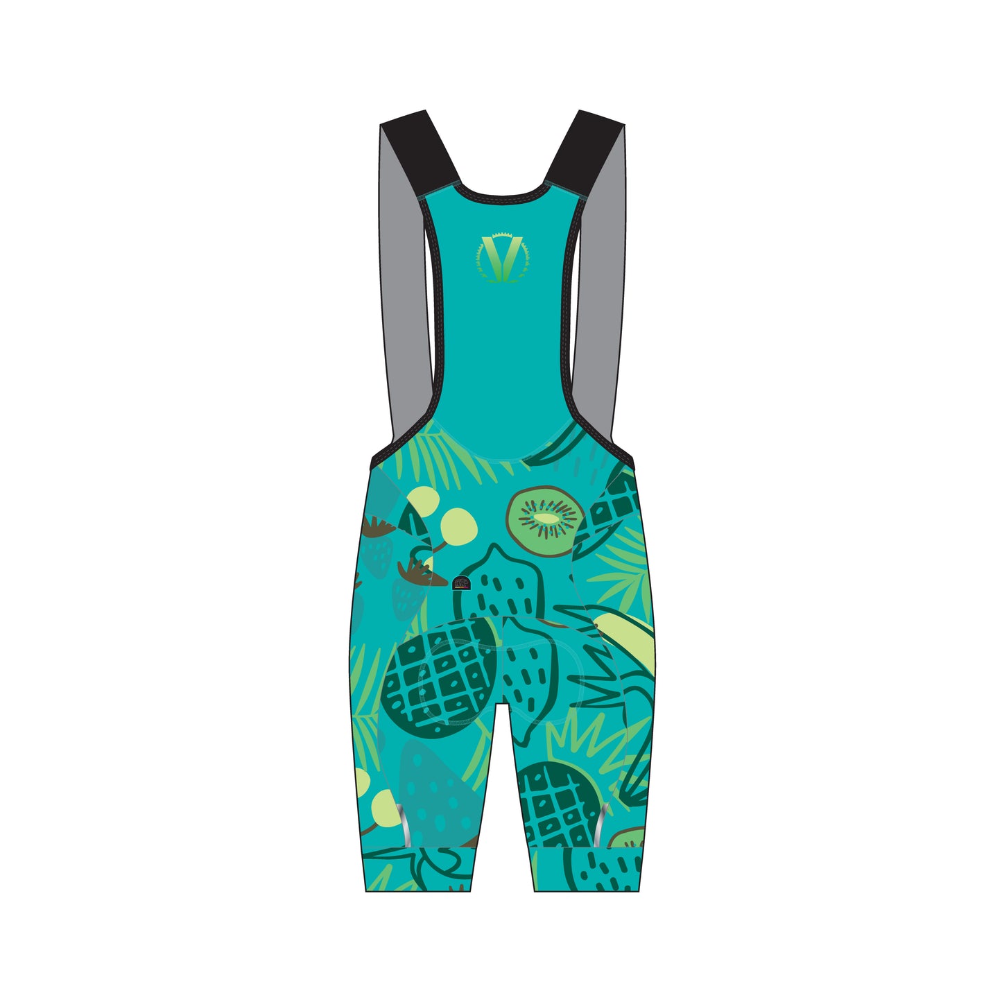 Men's Endurance Bib 11" : VC Fruit Fundo - Teal