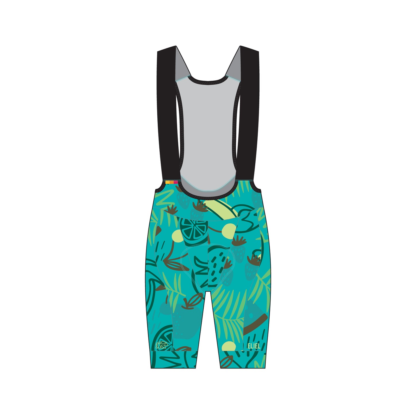 Women's Endurance Bib 8" : VC Fruit Fundo - Teal